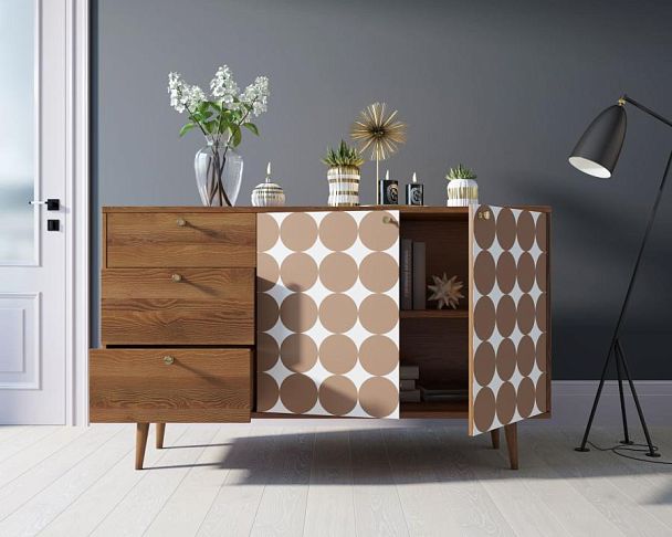Комод Berber с двумя дверками и ящиками 17 принт арт BB05/Print_17 - Вид 2
