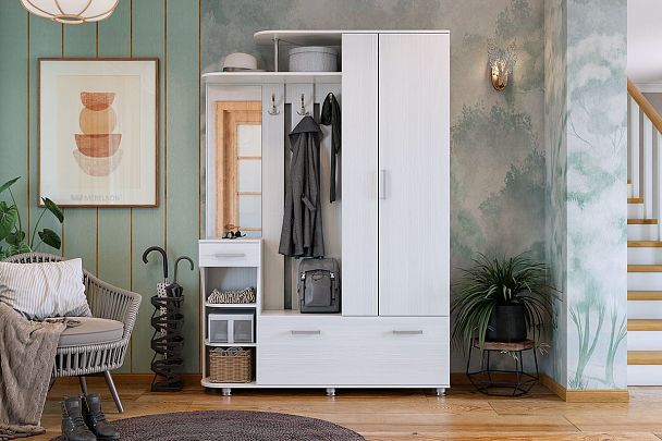 Прихожая Барселона-2 PR-0017.1747 белый рамух - Вид 6