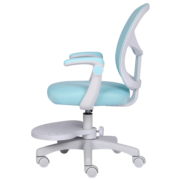 Кресло детское с подставкой для ног BRABIX "Toy MG-205", сетка/ткань TW, голубое, 533152 - Вид 14