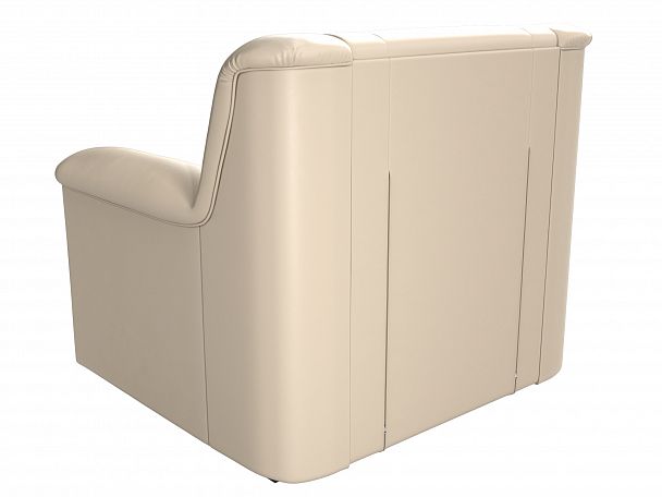 Кресло Карелия (полностью экокожа бежевая) - Вид 6