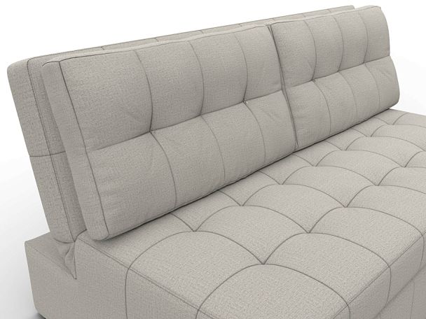 Диван прямой Лига-107 (160) Рогожка бежевый - Вид 4