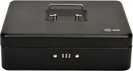 Ящик для денег Cactus CS-DCB-004 90x300x240мм кодовый графитовый сталь 1.76кг - Фото предпросмотра