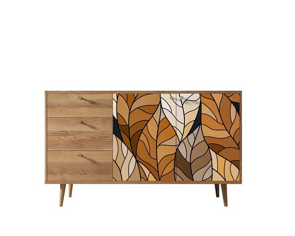 Комод Berber с двумя дверками и ящиками 08 принт арт BB05/Print_08 - Вид 1