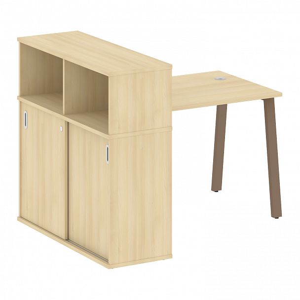 Рабочая станция "Metal System" БА.РС-СШК-3.1 акация/мокко - Вид 1