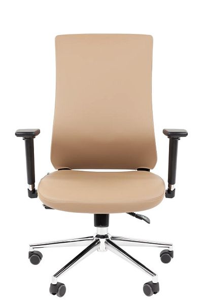Офисное кресло Chairman 500LUX Россия экокожа бежевый БП - Вид 2
