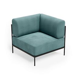 Rio Модуль угловой РСЕ-02 Teddy 310/Металл Черный 810*810*770 - Фото предпросмотра