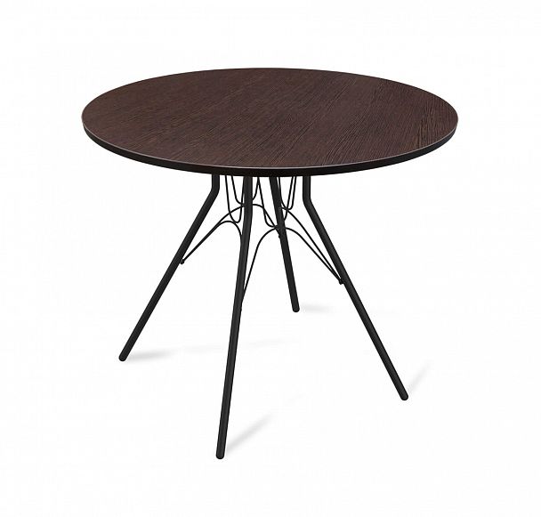 Стол Sheffilton SHT-TU34-P/80 ЛДСП обеденный черный муар/венге - Вид 1