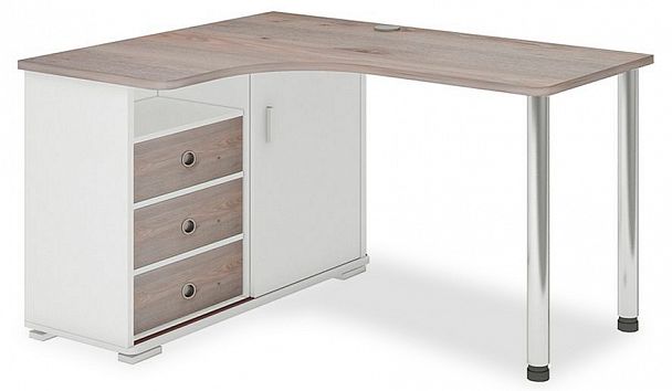 Стол письменный Домино СР-145СМ Белый/Нельсон левый - Вид 1
