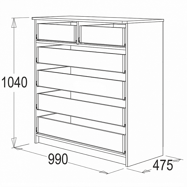 Комод-6 - Вид 2