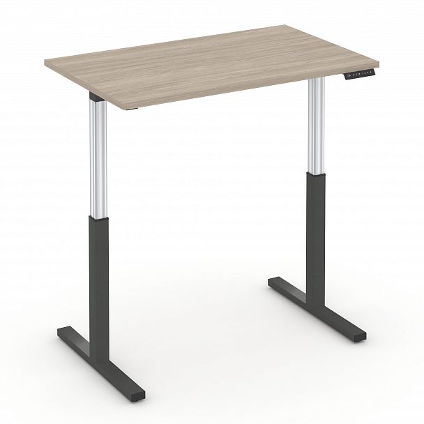 Стол электроподъемный "MOVE UP" MV.SE-2.7 Антрацит металл / Дуб Аттик - Вид 3