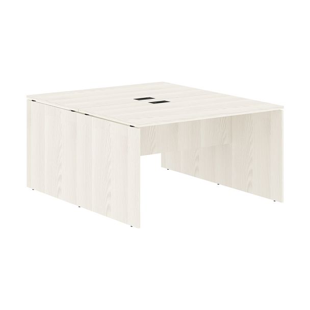 Стол двойной ED2ST 1380 Ясень Траун/Черный 1360х1606х750 EDIS - Вид 1