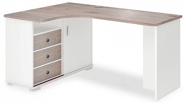 Стол письменный Домино СР-165С Белый/Нельсон левый - Вид 1
