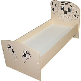 Кровать детская Далматин с цельным бортиком, 1200 - Фото предпросмотра