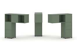 Concept Надставка низкая CN.DNN-003 Кобо/Металл Черный 1099*365*1130 - Фото предпросмотра