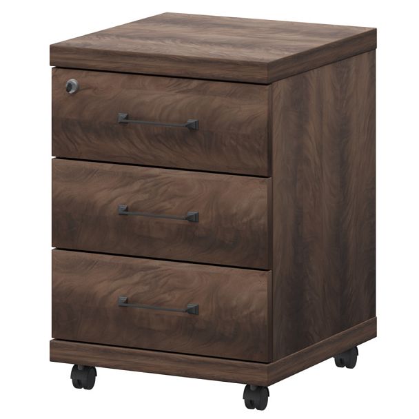 Тумба мобильная с центральным замком К-923 дуб апрель 434x470x600 Приоритет - Вид 1