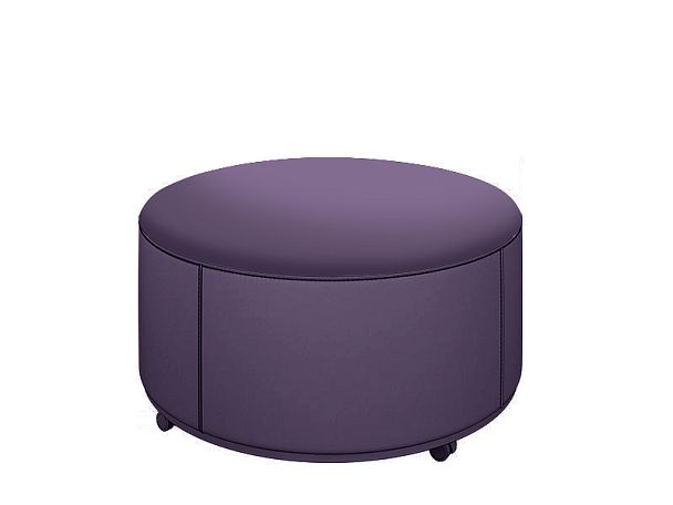 Пуф БОНО БН-8035-К 80х80х38,5h Velutto 25 (велюр) фиолетовый "Пуфы и банкетки"  ТК-002920003476 фиолетовый - Вид 1