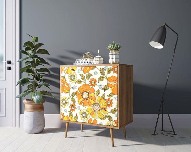 Комод Berber три ящика 47 принт арт BB40/Print_47 - Вид 3