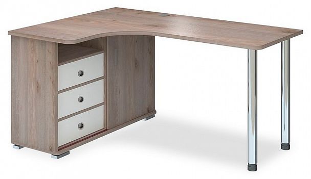 Стол письменный Домино нельсон СР-165СМ Белый/Нельсон левый - Вид 1