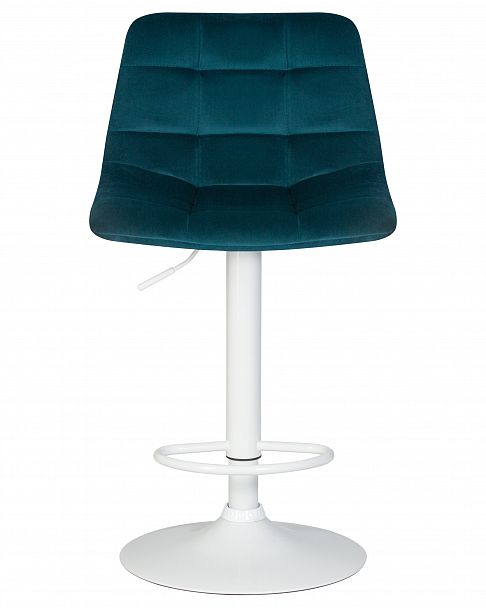 Стул барный DOBRIN TAILOR WHITE (морской волны велюр (MJ9-99)) - Вид 6