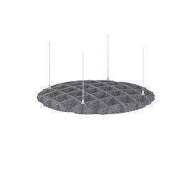 AcustiX Потолочная декоративная конструкция круглая VE.PDK-KR-500 Морская Галька 500*500*80 - Фото предпросмотра