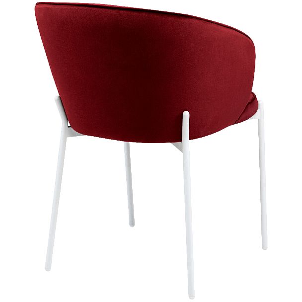Комплект кухонных стульев Миэль бордовый велюр/белый, 2 шт. - Вид 4