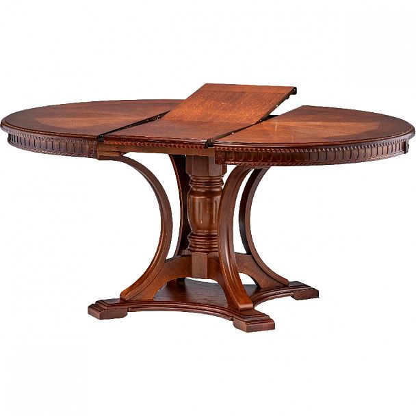 Стол деревянный раскладной Лорден D120 Миланский орех - Вид 5