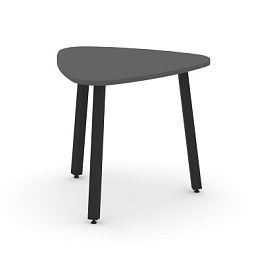 Стайл Проджект Стол переговорный SN-5.SPRG-70.3 Антрацит/Металл Черный 900*900*750 - Фото предпросмотра