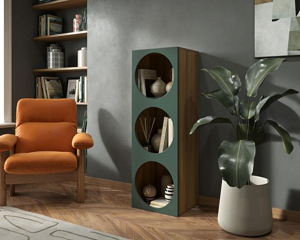 Стеллаж узкий ROSA арт. R02 - Вид 2