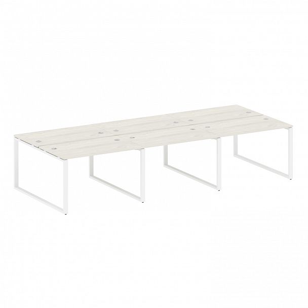 Рабочая станция "Metal System" БО.СМ-6.2 дуб наварра/белый - Вид 1