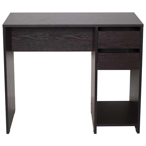 Стол письменный/компьютерный BRABIX "Scandi CD-017", 900х450х750 мм, 2 ящика, венге, 641896, ЦБ013706-3 - Вид 1