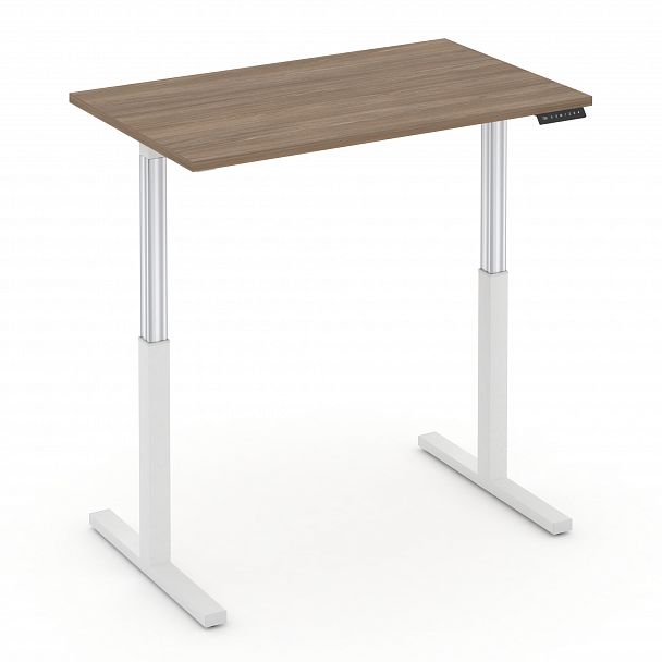 Стол электроподъемный "MOVE UP" MV.SE-2.7 Белый металл /  Дуб Аризона - Вид 3