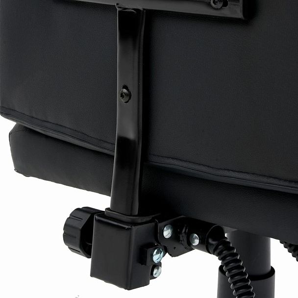 Кресло офисное CROMEX "Chill MS-005", с функцией вибромассажа, подножка, экокожа, черное, 532958 - Вид 15