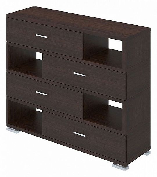 Тумба комбинированная Домино СБ-40/4 Венге - Вид 1