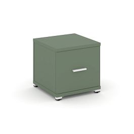 Concept Тумба приставная 1 распаш. фасад CN.TUP-004 W Кобо/Металл Белый 420*420*416 - Фото предпросмотра