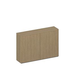 Шкаф для документов ION средний закрытый 4-дверный ИН 324 ГР - Фото предпросмотра