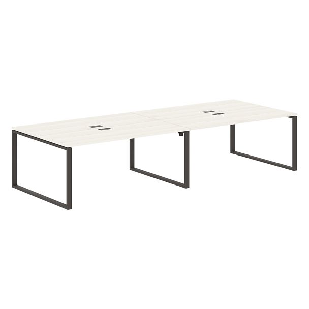 Стол 4-х местный EQWST 3513 Ясень Траун/Мокко 3526х1346х750 EDIS - Вид 1