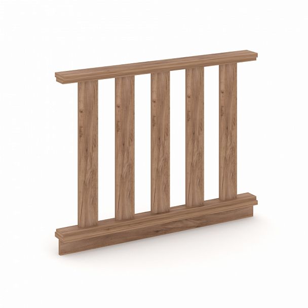 Барьер для зала суда "KODEX" KD.BZ-11 Дуб Табак - Вид 1