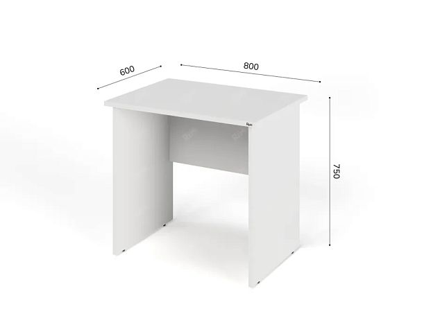 ЛАЙТ / LIGHT RLG001-8x6 Прямоугольный стол 80x60x75 Белый - Вид 2