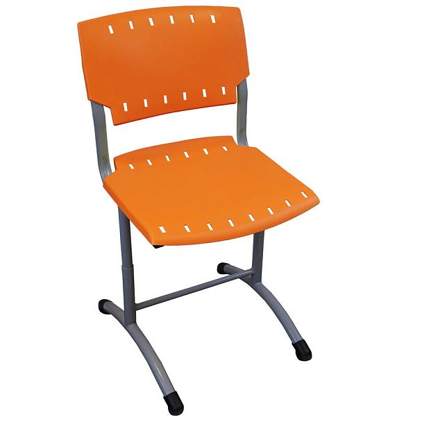 Школьный стул Sigma (каркас гнутые ножки), оранжевый, гр.4-7 - Вид 1