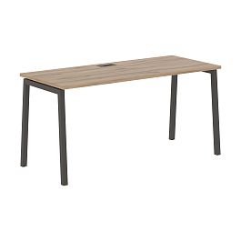 Стол прямой ELST 1567 Дуб Денвер светлый/Мокко 1560х670х750 EDIS - Фото предпросмотра