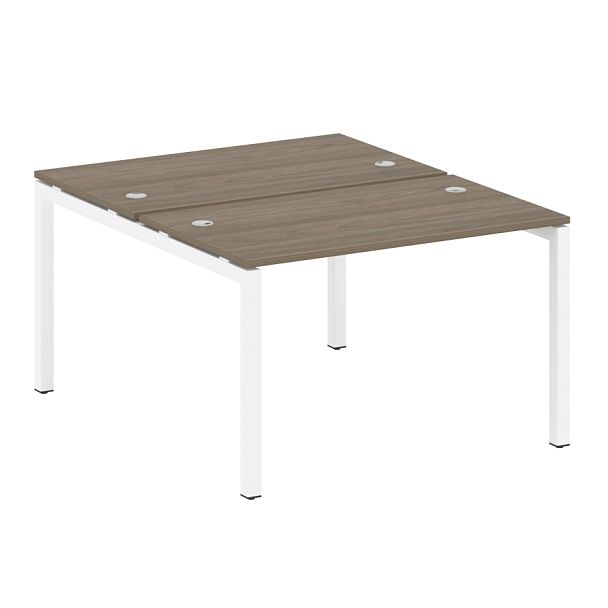 Metal System Quattro Р. ст. на П-образном м/к 50БП.РАС-СП-2.2 Вяз/Белый металл 1200*1475*750 - Вид 1