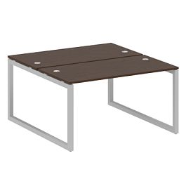 Metal System Quattro Р. ст. на О-образном м/к 50БО.РАС-СП-2.3 Венге/Серый металл 1400*1475*750 - Фото предпросмотра