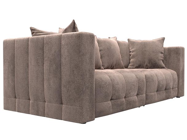 Диван прямой Лига-052 НПБ Велюр бежевый - Вид 3