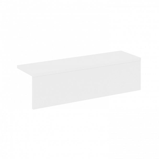 Накладка прямая низкая на 2 модуля "Onix" О.R-NP.N-78.2 белый - Вид 1