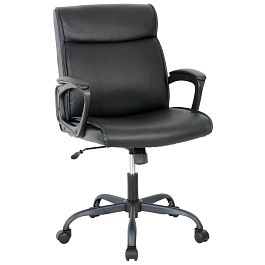 Кресло CHAIRMAN CH303, экокожа, черный - Фото предпросмотра