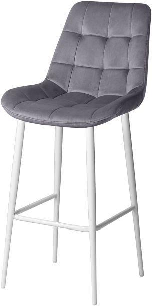 Комплект барных стульев Эйден, темно-серый H-15/белый, 3 шт. - Вид 1