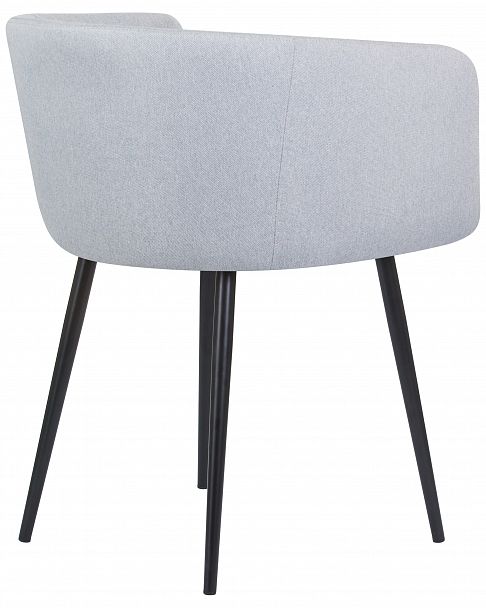 Стул обеденный DOBRIN ALINA (серо-голубая ткань (LAR-106D-23)) - Вид 4
