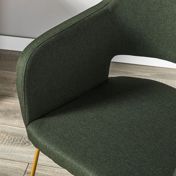 Кресло Oscar тёмно-зеленый/Линк золото - Вид 12