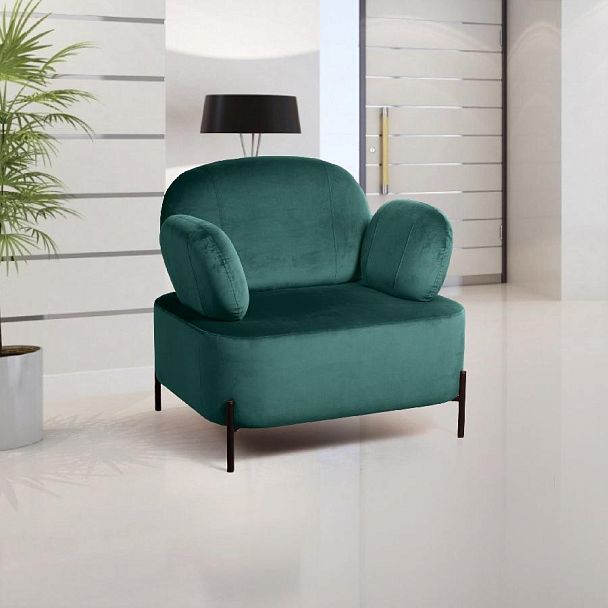 Кресло Dandy, бархат изумрудный 87 - Вид 8