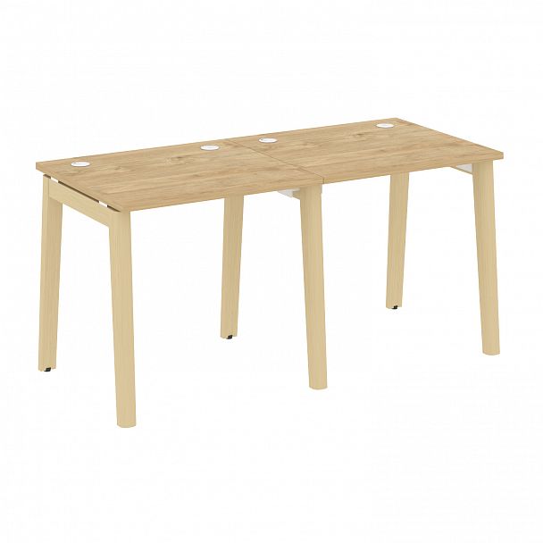 Рабочая станция "Onix wood" OW.RS-2.0.7 тиквуд светлый/дуб светлый - Вид 1